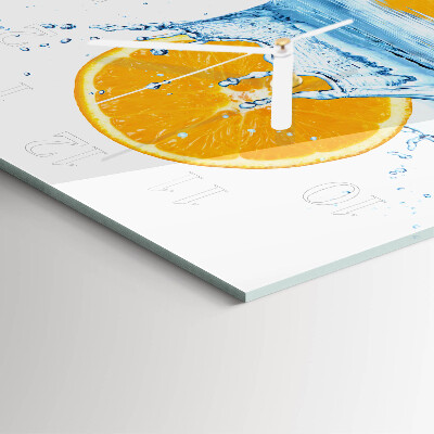 Reloj cuadrado Agua de naranja