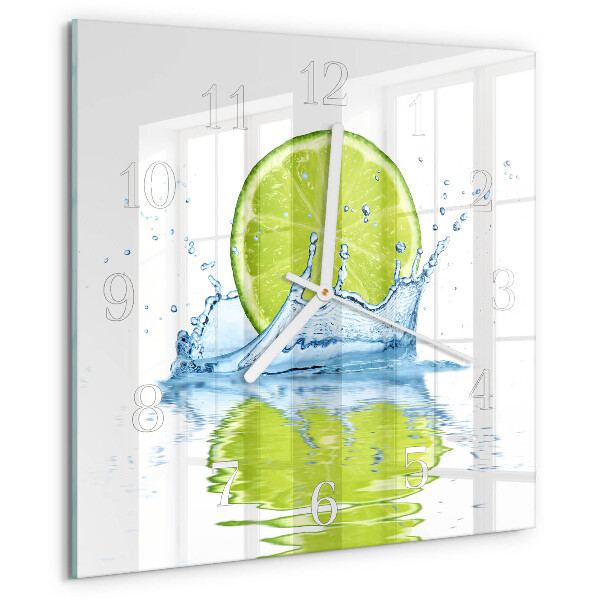 Reloj cuadrado Agua de cal