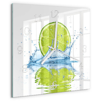 Reloj cuadrado Agua de cal