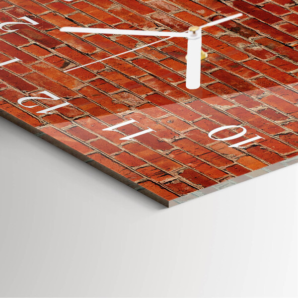 Reloj cuadrado Muro de ladrillo