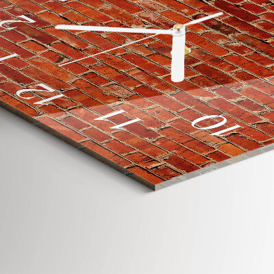 Reloj cuadrado Muro de ladrillo
