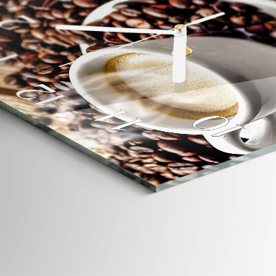 Reloj cuadrado Taza de café