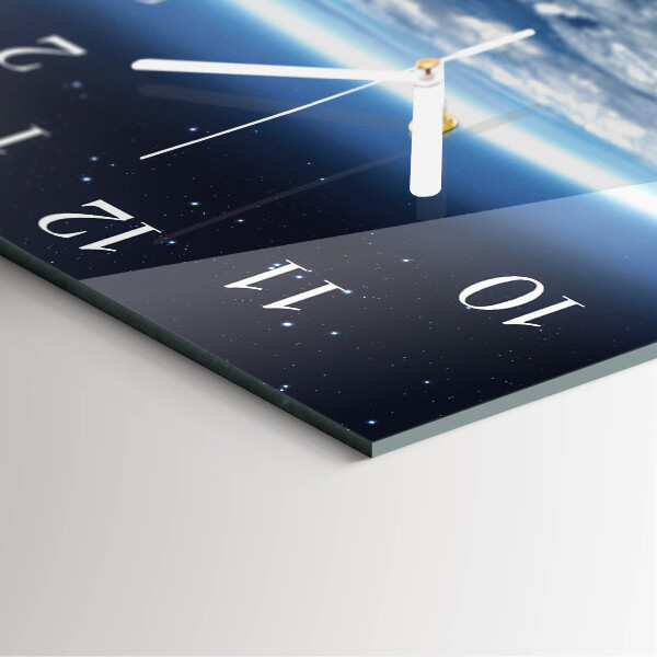 Reloj cuadrado El universo de la Tierra