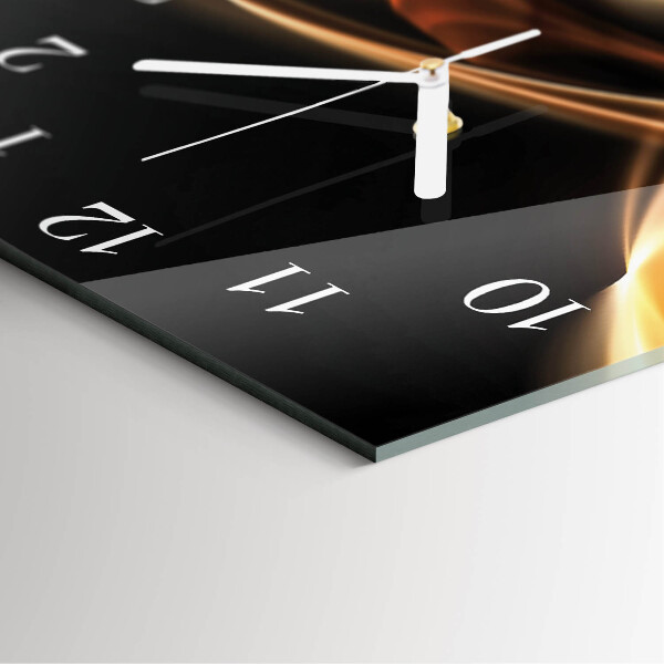 Reloj cuadrado Líneas abstractas