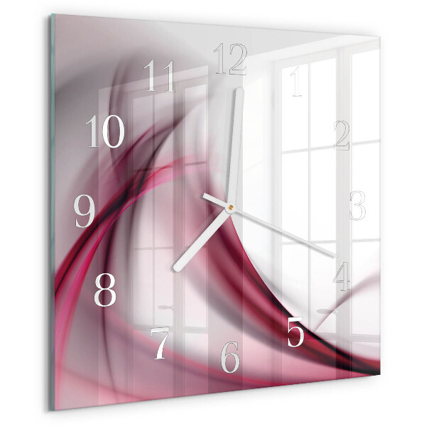Reloj cuadrado Líneas abstractas