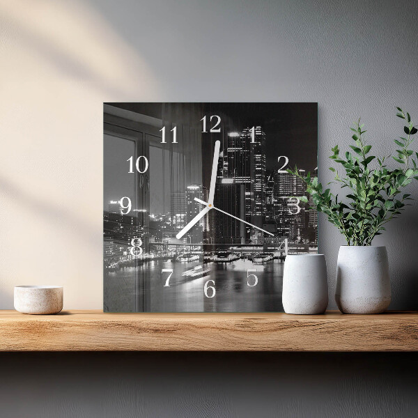 Reloj cuadrado Horizonte