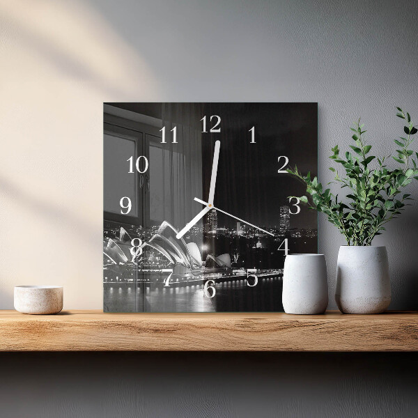 Reloj cuadrado Horizonte de Sídney