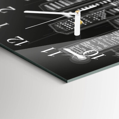Reloj cuadrado Horizonte