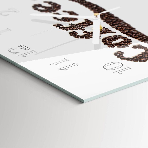 Reloj cuadrado Café 