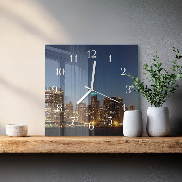 Reloj cuadrado Horizonte