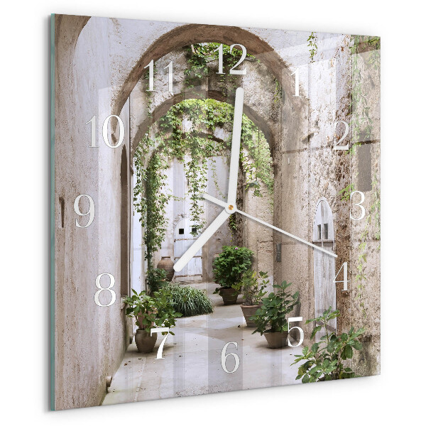 Reloj cuadrado Plantas de avenida