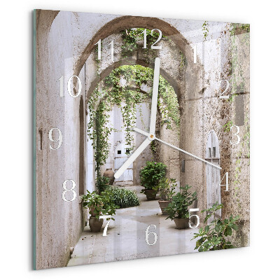 Reloj cuadrado Plantas de avenida