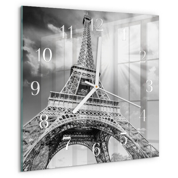 Reloj cuadrado Torre Eiffel de París