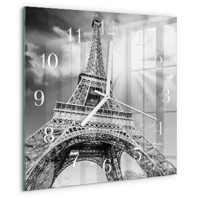 Reloj cuadrado Torre Eiffel de París
