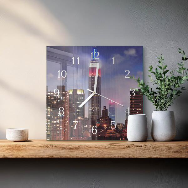 Reloj cuadrado Horizonte