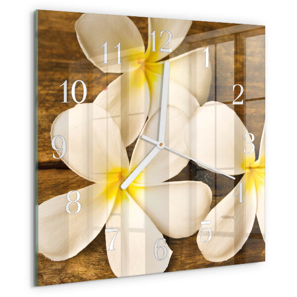 Reloj cuadrado Flores