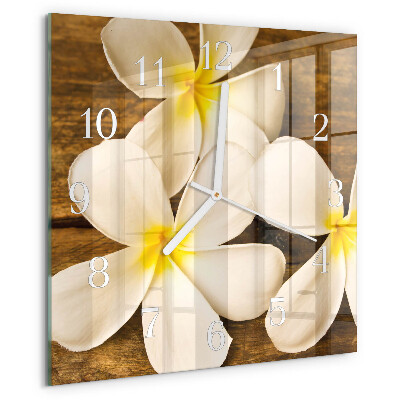 Reloj cuadrado Flores