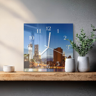 Reloj cuadrado Horizonte