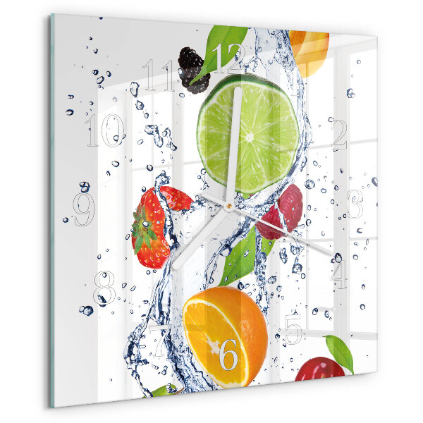 Reloj cuadrado Frutas Limón
