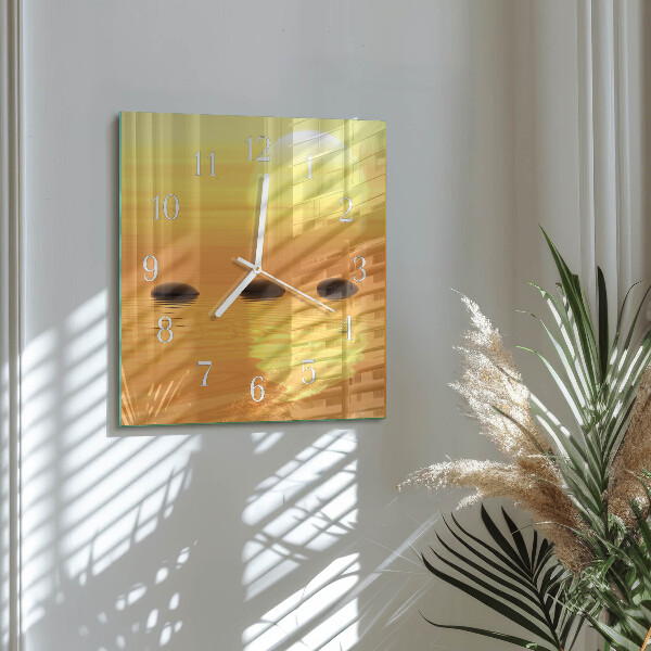 Reloj cuadrado Agua Sol