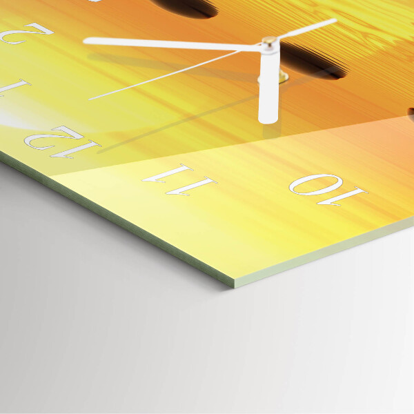 Reloj cuadrado Agua Sol