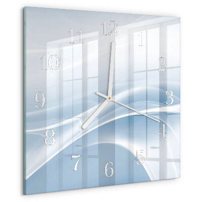 Reloj cuadrado Líneas abstractas