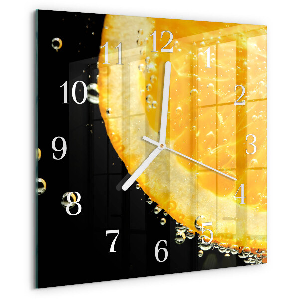 Reloj cuadrado Cítrico