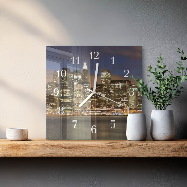 Reloj cuadrado Horizonte