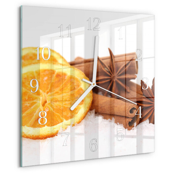 Reloj cuadrado Limón y vainilla