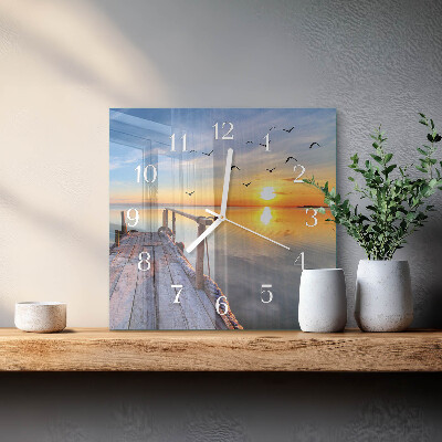Reloj cuadrado Muelle