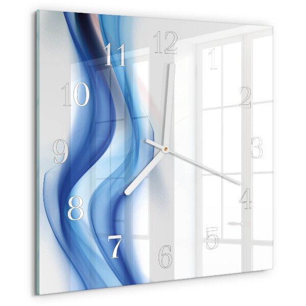 Reloj cuadrado Humo abstracto