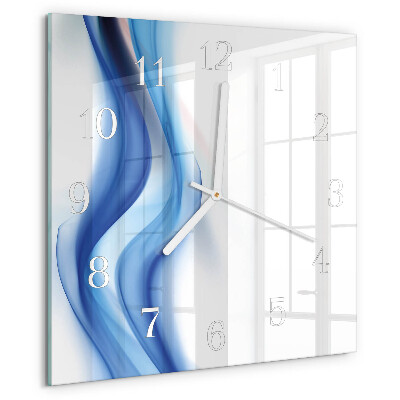 Reloj cuadrado Humo abstracto