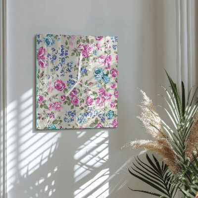 Reloj cuadrado Rosas