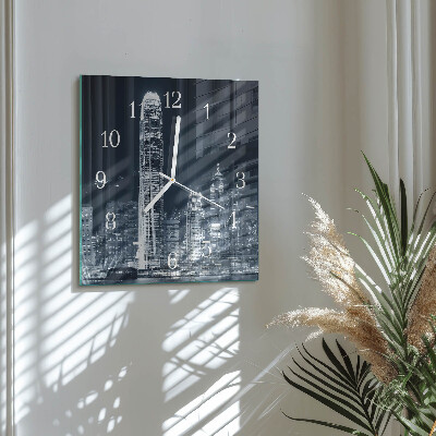 Reloj cuadrado Horizonte