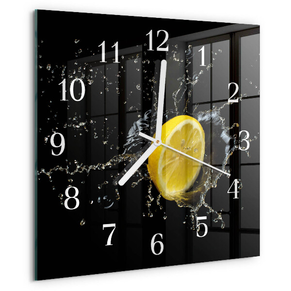 Reloj cuadrado Cítrico
