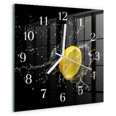 Reloj cuadrado Cítrico