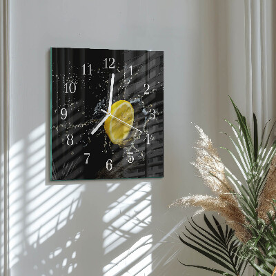 Reloj cuadrado Cítrico