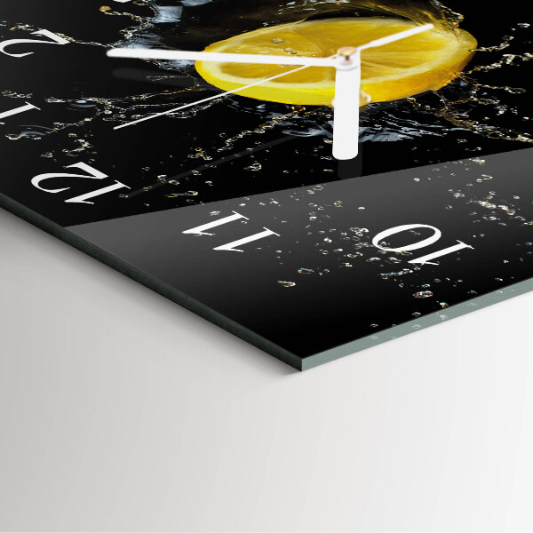 Reloj cuadrado Cítrico