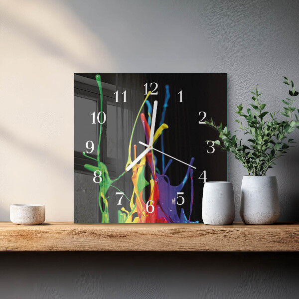Reloj cuadrado Color
