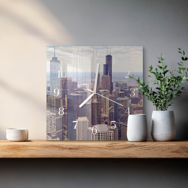 Reloj cuadrado Horizonte