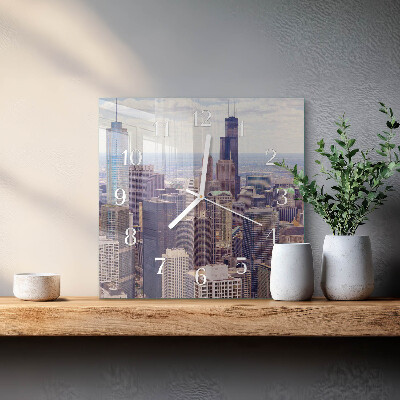 Reloj cuadrado Horizonte