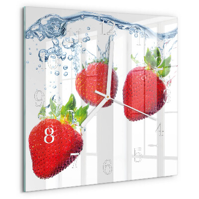 Reloj cuadrado fresas