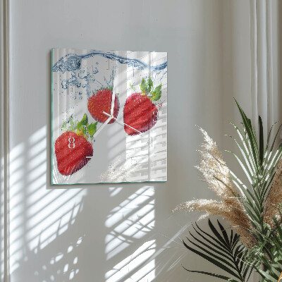 Reloj cuadrado fresas