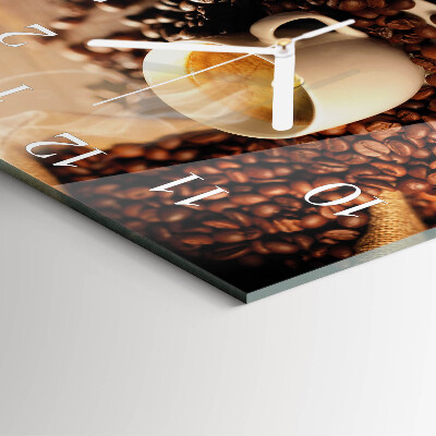 Reloj cuadrado Taza de café