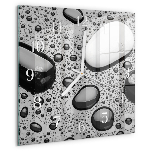 Reloj cuadrado Piedras