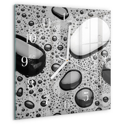 Reloj cuadrado Piedras