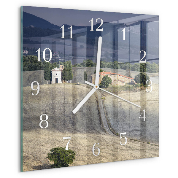 Reloj cuadrado Paisaje