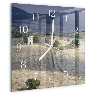 Reloj cuadrado Paisaje