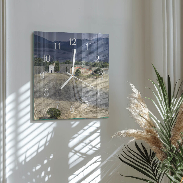 Reloj cuadrado Paisaje