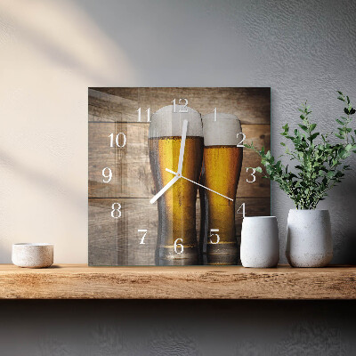 Reloj cuadrado Cerveza